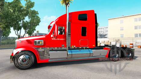 Die Haut auf der Budweiser-Zugmaschine Freightli für American Truck Simulator