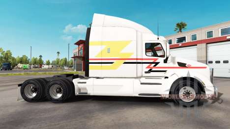 Lignes de la peau sur le tracteur Peterbilt pour American Truck Simulator
