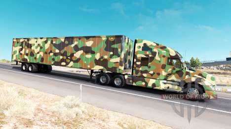 Armee-skin für die Kenworth-Zugmaschine für American Truck Simulator