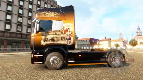 Jack Daniels-skin für den Scania truck für Euro Truck Simulator 2