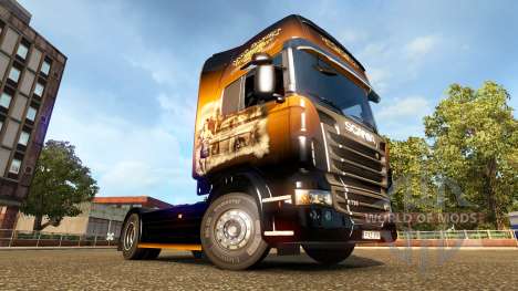Jack Daniels-skin für den Scania truck für Euro Truck Simulator 2