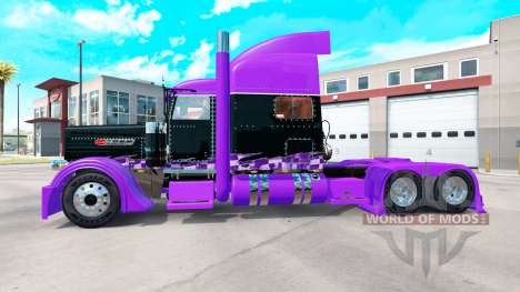 Racing skin für den truck-Peterbilt 389 für American Truck Simulator