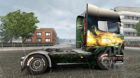 Haut Fluch der Karibik-on-Traktor für Scania für Euro Truck Simulator 2