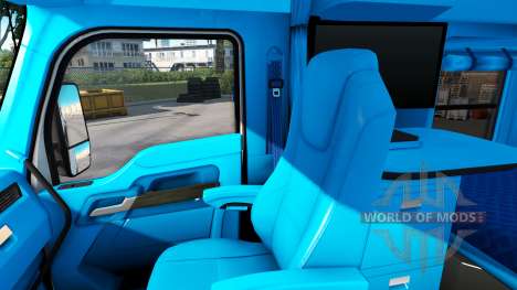 Blaue Kenworth T680 Innenraum für American Truck Simulator