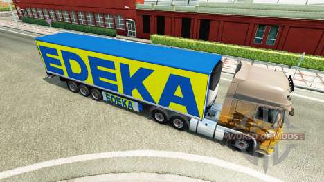 La semi-remorque EDEKA pour Euro Truck Simulator 2