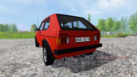Volkswagen Golf I GTI 1976 pour Farming Simulator 2015