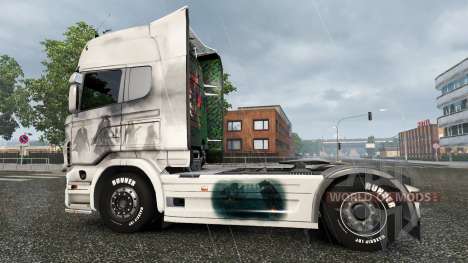 La peau de Pirates des Caraïbes-sur tracteur Sca pour Euro Truck Simulator 2
