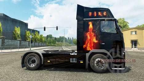 Feuer skin für den Volvo truck für Euro Truck Simulator 2