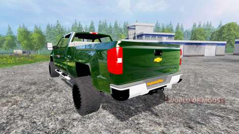 Chevrolet Silverado 3500 [plow truck] v2.0 pour Farming Simulator 2015