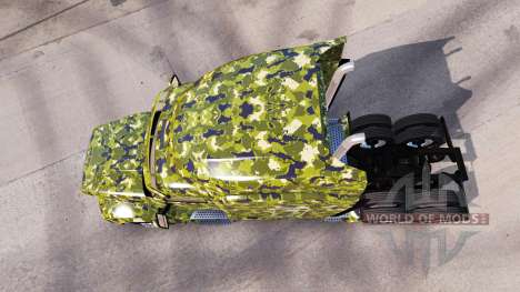 Armee skin für Peterbilt LKW für American Truck Simulator