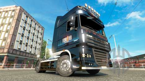 Techno4ever de la peau pour DAF camion pour Euro Truck Simulator 2