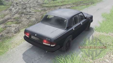 GAZ-3110 Volga [noir][03.03.16] pour Spin Tires
