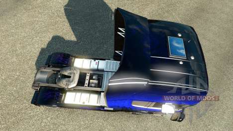 Blue Scorpion-skin für den Scania truck für Euro Truck Simulator 2