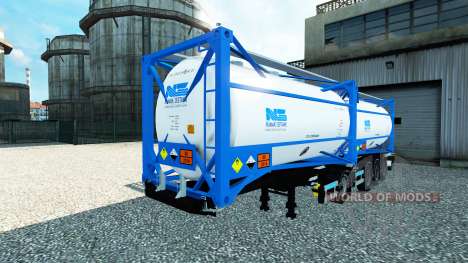 Semitrailer réservoir Nijman zeetank innove en c pour Euro Truck Simulator 2