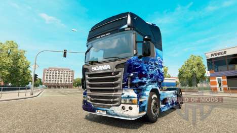 Erde skin für Scania-LKW für Euro Truck Simulator 2