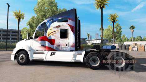La peau U. S. A. Aigle sur un tracteur Kenworth pour American Truck Simulator