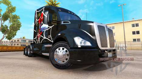 Spiderman skin für Kenworth-Zugmaschine für American Truck Simulator