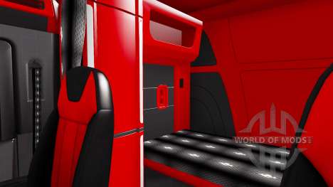 Farbe Peterbilt 579 Interieur im Stil von Ferrar für American Truck Simulator