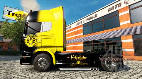 BvB skin für den Scania truck für Euro Truck Simulator 2