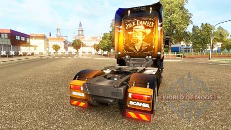 Jack Daniels peau pour Scania camion pour Euro Truck Simulator 2