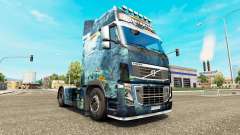 Meeres skin für den Volvo truck für Euro Truck Simulator 2