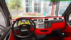 La couleur de Peterbilt 579 intérieur dans le style de Ferrari pour American Truck Simulator