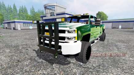 Chevrolet Silverado 3500 [plow truck] v2.0 für Farming Simulator 2015
