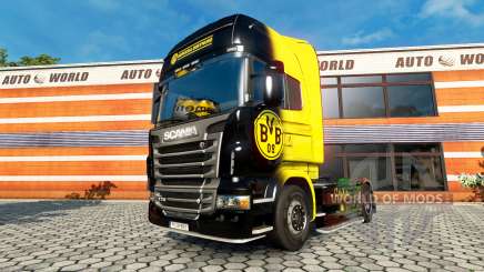 BvB skin für den Scania truck für Euro Truck Simulator 2