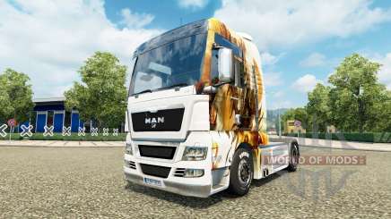 La peau de Guild Wars 2 sur le camion de l'HOMME pour Euro Truck Simulator 2