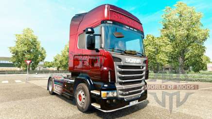 Red Scorpion-skin für den Scania truck für Euro Truck Simulator 2