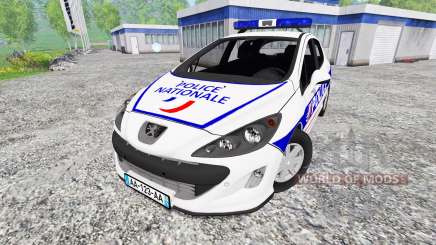 Peugeot 308 Police France für Farming Simulator 2015