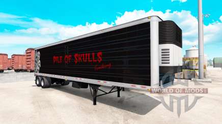 Frigorifique semi-remorque Tas de Crânes pour American Truck Simulator
