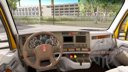 Brun clair à l'intérieur dans Kenworth T680 pour American Truck Simulator