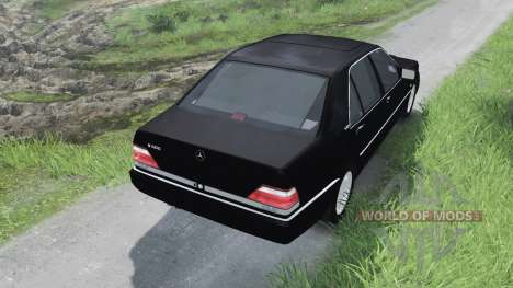 Mercedes-Benz S600 (W140)[03.03.16] pour Spin Tires