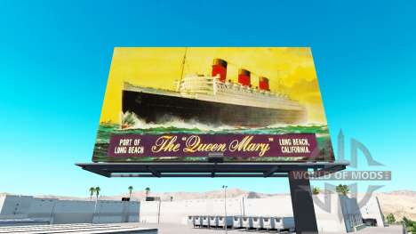 Werbung auf Plakaten v1.1 für American Truck Simulator