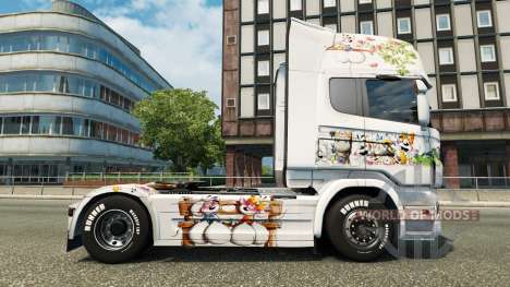 Haut Kinder auf der Zugmaschine Scania für Euro Truck Simulator 2