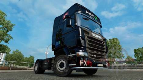 AMD FX-skin für den Scania truck für Euro Truck Simulator 2