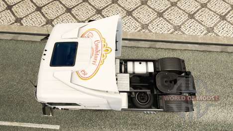 La peau Coppenrath & Wiese sur le tracteur Merce pour Euro Truck Simulator 2