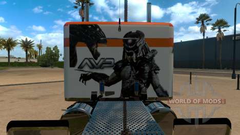 T-D-S Alien vs Predator Skin for Peterbilt 389 pour American Truck Simulator