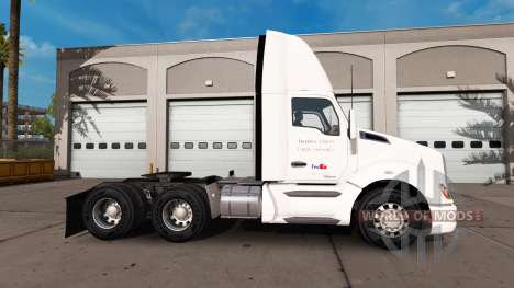 FedEx peau pour le tracteur Kenworth pour American Truck Simulator