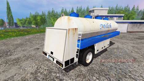Milch tanker Auflieger für Farming Simulator 2015