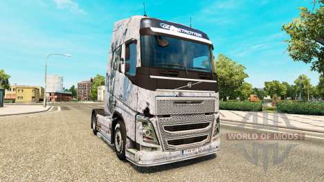 Champ de bataille 4 de la peau pour Volvo camion pour Euro Truck Simulator 2