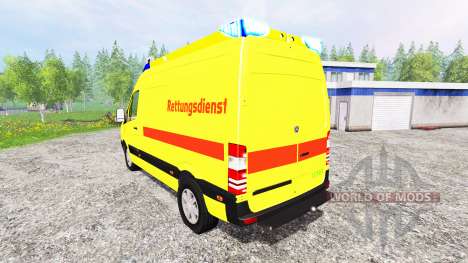 Mercedes-Benz Sprinter Ambulance pour Farming Simulator 2015