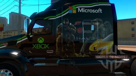 Xbox skin für Peterbilt 579 für American Truck Simulator