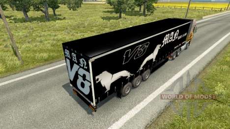 Remorque HOMME V8 pour Euro Truck Simulator 2