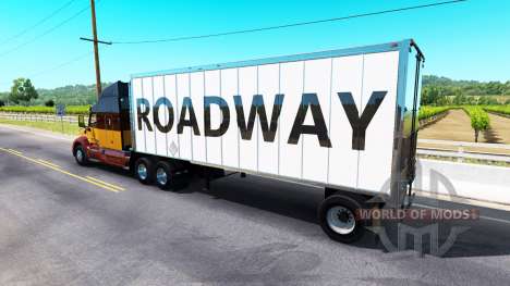 Haut Fahrbahn auf den trailer für American Truck Simulator