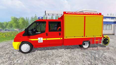 Ford Transit [sapeurs pompiers] pour Farming Simulator 2015