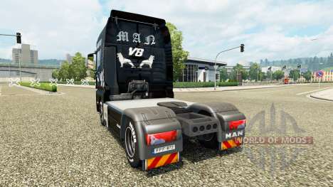 Haut MAN V8 truck MAN für Euro Truck Simulator 2