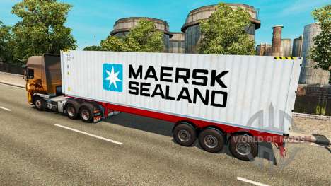 La Semi-Remorque Maersk Sealand pour Euro Truck Simulator 2