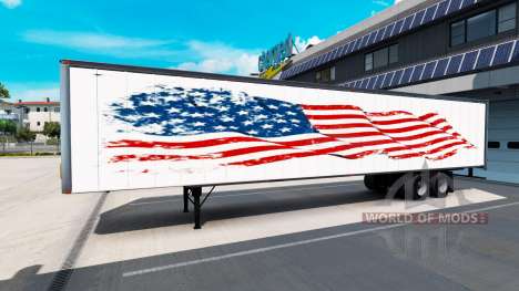 Eine Sammlung von skins auf dem Anhänger für American Truck Simulator